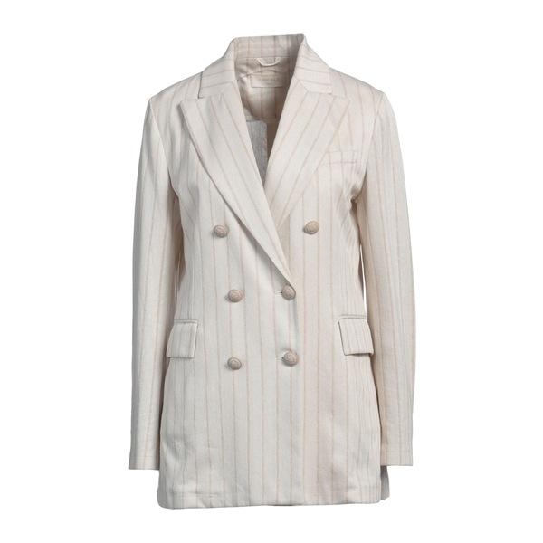 【送料無料】 チルコロ1901 レディース ジャケット＆ブルゾン アウター Blazers White