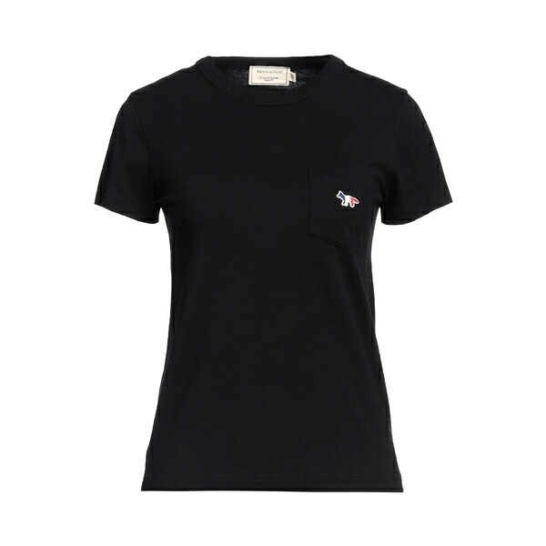【送料無料】 メゾン キツネ レディース Tシャツ トップス T-shirts Black