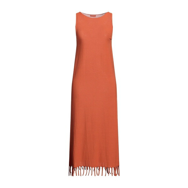 【送料無料】 アルキヴィオ ビー レディース ワンピース トップス Midi dresses Orange