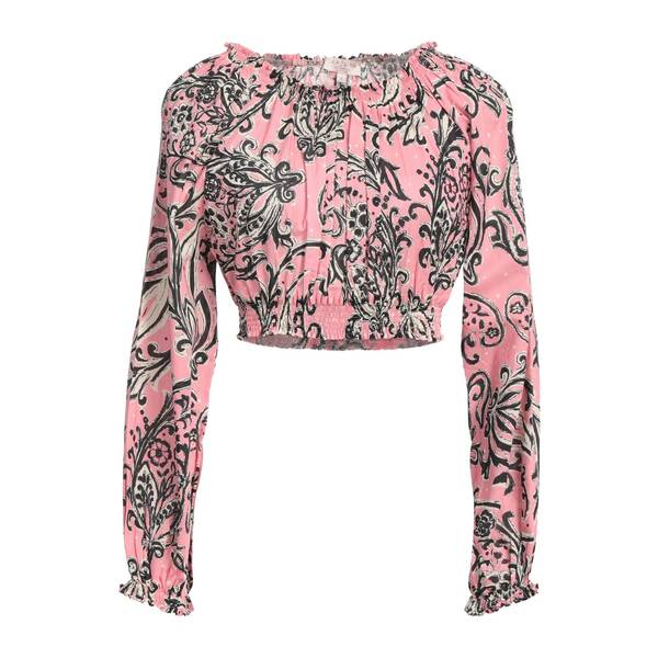 【送料無料】 アンジュナ レディース Tシャツ トップス Tops Pink