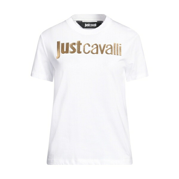 【送料無料】 ロベルトカヴァリ レディース Tシャツ トップス T-shirts White