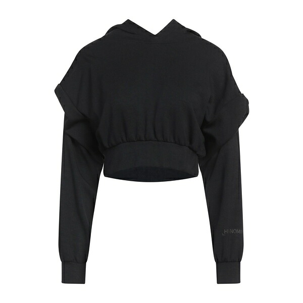 【貨物輸送無料】 ヒノミネイト レディース パーカー・スウェットシャツ アウター Sweatshirts Black