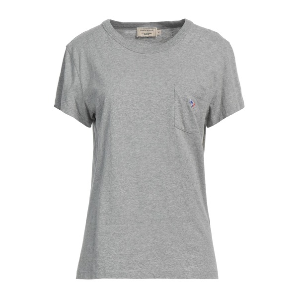 【送料無料】 メゾン キツネ レディース Tシャツ トップス T-shirts Grey