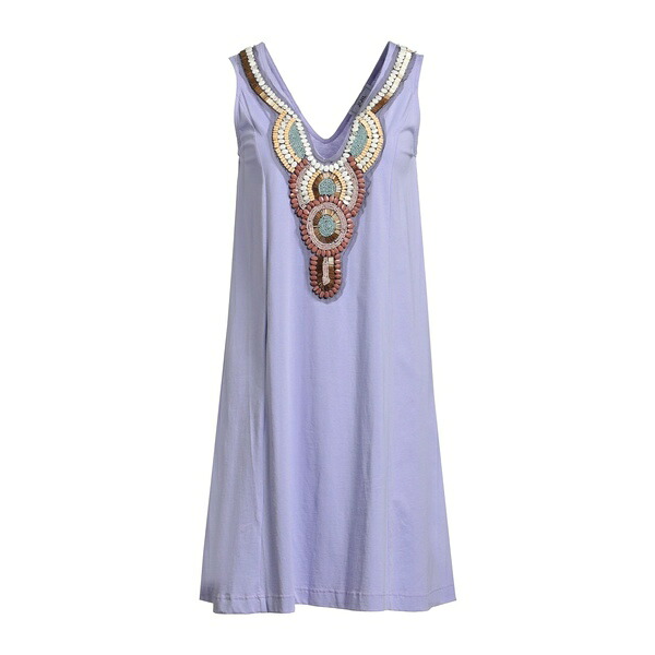 【送料無料】 ジジル レディース ワンピース トップス Mini dresses Purple｜asty