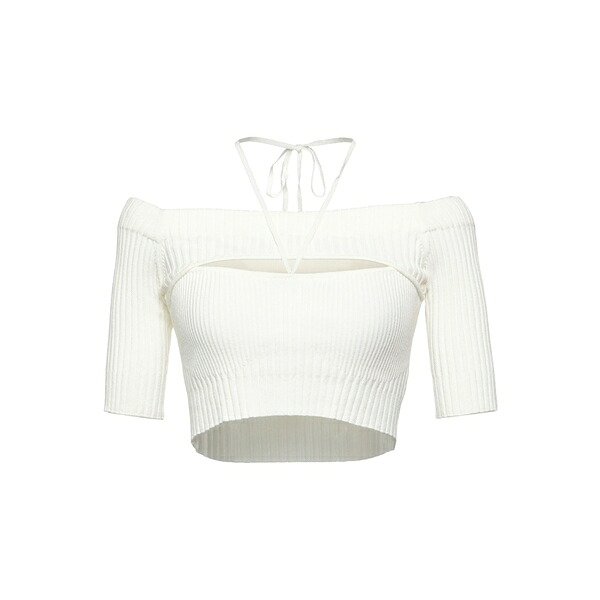 【送料無料】 アンドレダモ レディース ニット&セーター アウター Sweaters White