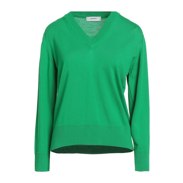 【送料無料】 アルファス テューディオ レディース ニット&セーター アウター Sweaters Green