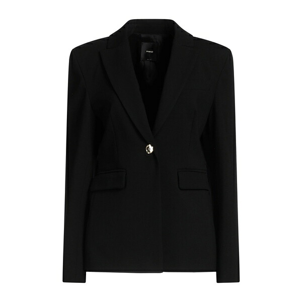 【送料無料】 ピンコ レディース ジャケット&ブルゾン アウター Blazers Black