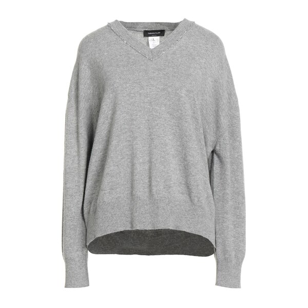 【送料無料】 ファビアナ フィリッピ レディース ニット&セーター アウター Sweaters Grey|asty