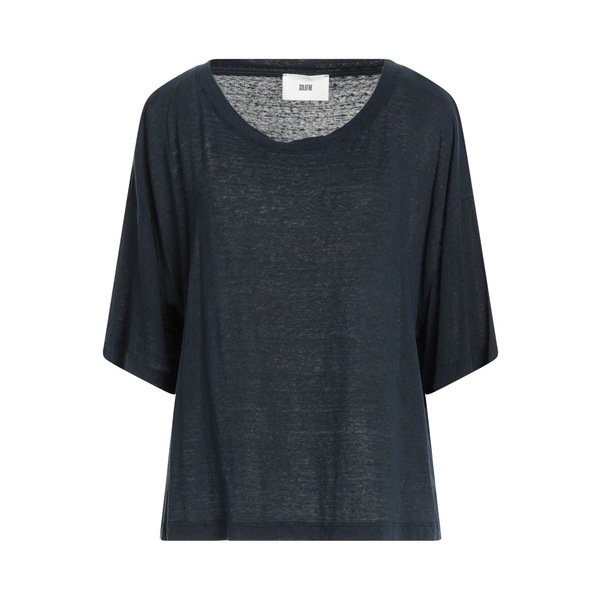 【送料無料】 ソロトレ レディース Tシャツ トップス T-shirts Blue