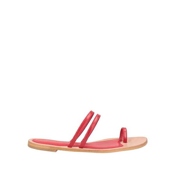 【送料無料】 クラウディオ クトゥリ レディース サンダル シューズ Thong sandals Red