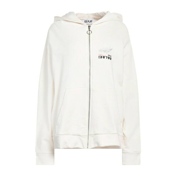 【送料無料】 アイスバーグ レディース パーカー・スウェットシャツ アウター Sweatshirts White