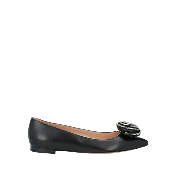 【送料無料】 ジャンヴィト ロッシ レディース サンダル シューズ Ballet flats Black｜asty 83,490円
