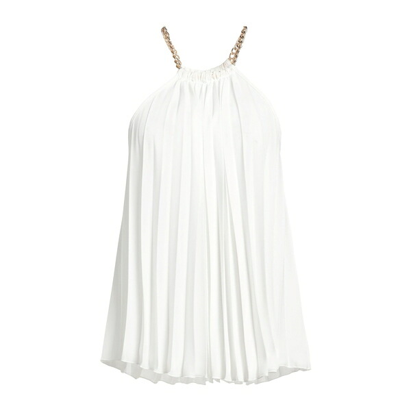 【送料無料】 クリスチーナエフェ レディース Tシャツ トップス Tops White