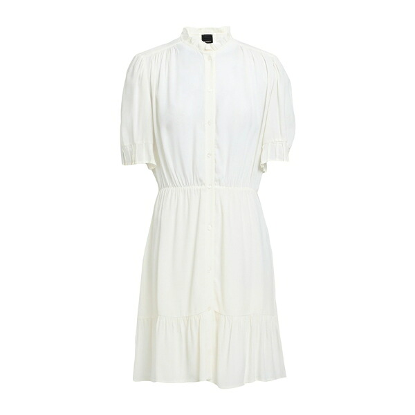 【送料無料】 ピンコ レディース ワンピース トップス Mini dresses White