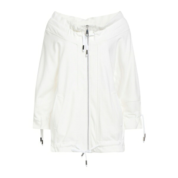 【貨物輸送無料】 ジジル レディース パーカー・スウェットシャツ アウター Sweatshirts White