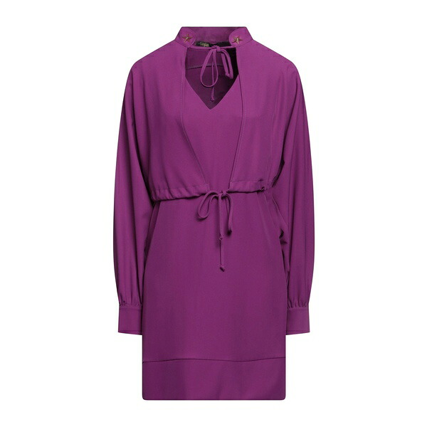 【送料無料】 バビロン レディース ワンピース トップス Mini dresses Purple