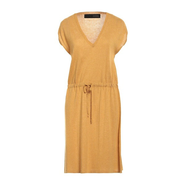【送料無料】 メッサジェリエ レディース ワンピース トップス Mini dresses Yellow