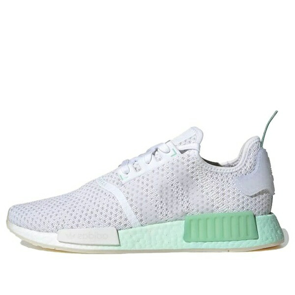 adidas アディダス メンズ スニーカー 【adidas NMD_R1 Knit 'White Blush Green' FV1737】 サイズ US_6(24.0cm)|asty