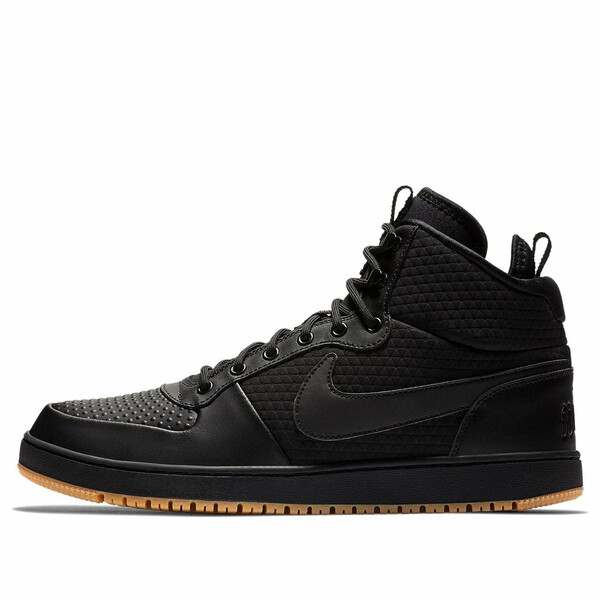 Nike ナイキ メンズ スニーカー  【Nike Ebernon Mid Winter \u0027Black Gum\u0027 AQ8754-001】  大きさ US_8.5(26.5糎)