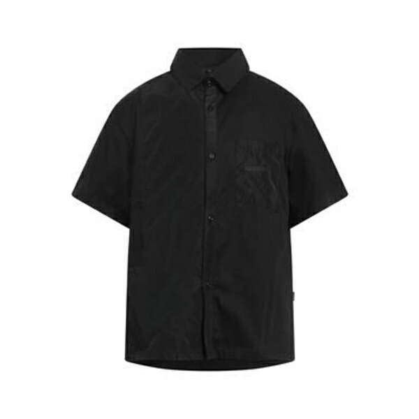 【送料無料】 アセンショ メンズ シャツ トップス Shirts Black