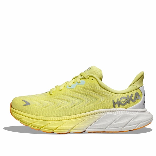 HOKA ONE ONE ホカオネオネ レディース スニーカー  【(WMNS) HOKA ONE ONE Arahi 6 \u0027Citrus Glow White\u0027 1123195-CGWHT】  大いさ US_5.5(22.5珊) スニーカー-レディース靴