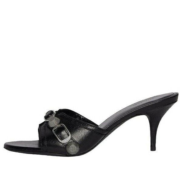 Balenciaga バレンシアガ レディース スニーカー  【(WMNS) Balenciaga Cagole Sandals \u0027Leather Black\u0027 694347WAD4E1081】  大きさ US_8(25.0糎)