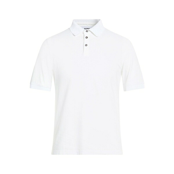 【貨物輸送無料】 アルファス テューディオ メンズ プルオーバー トップス Polo shirts White
