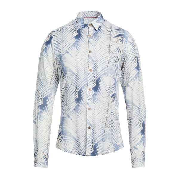 【送料無料】 イエスズィーバイエッセンツァ メンズ シャツ トップス Shirts Blue