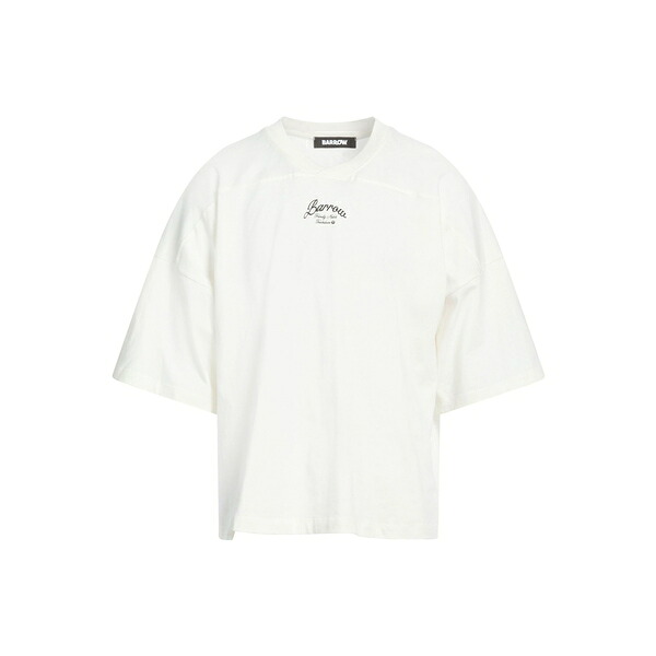 【送料無料】 バロウ メンズ Tシャツ トップス T-shirts White