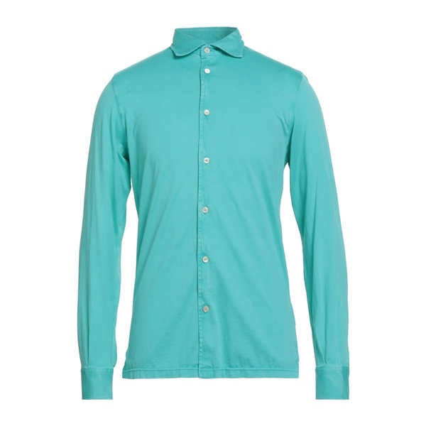 【送料無料】 フェデーリ メンズ シャツ トップス Shirts Azure|asty
