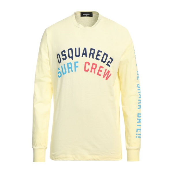 【送料無料】 ディースクエアード メンズ Tシャツ トップス T-shirts Yellow