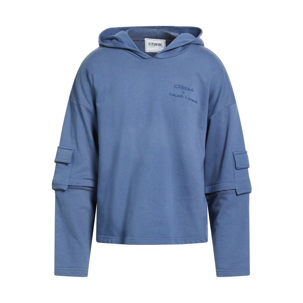 【送料無料】 アイスバーグ メンズ パーカー・スウェットシャツ アウター Sweatshirts Blue 36,920円