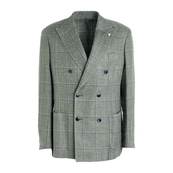 【送料無料】 ルイジ・ビアンキ・マントヴァ メンズ ジャケット＆ブルゾン アウター Blazers Green