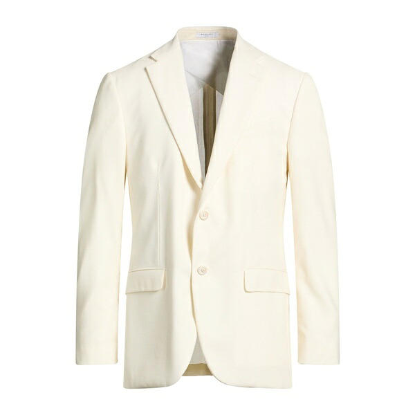 【貨物輸送無料】 ボリオリ メンズ 上衣＆上衣 アウター Blazers White メンズファッション-コート・ジャケット