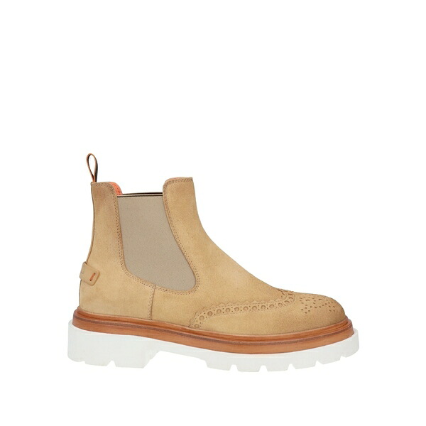 【送料無料】 サントーニ メンズ ブーツ シューズ Ankle boots Beige