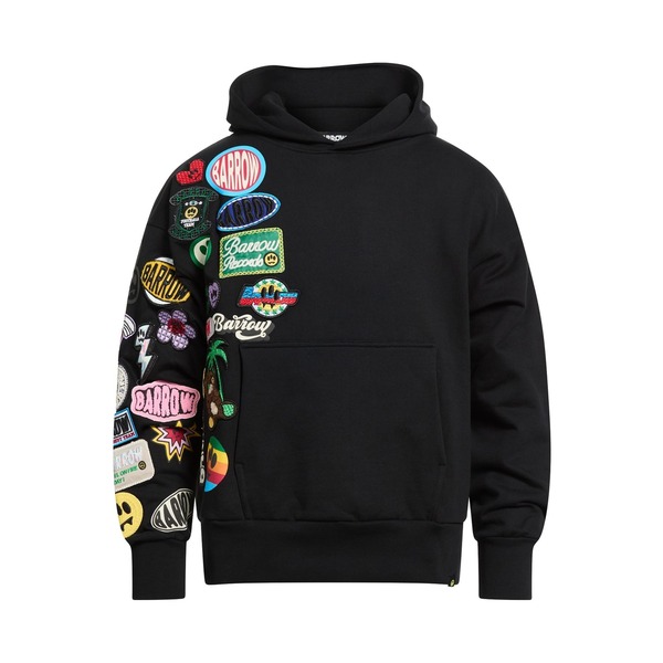 【送料無料】 バロウ メンズ パーカー・スウェットシャツ アウター Sweatshirts Black