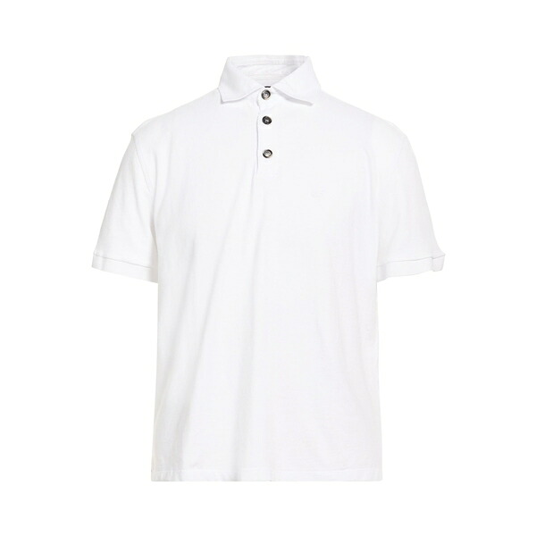【送料無料】 トンボリーニ メンズ Tシャツ トップス Polo shirts White