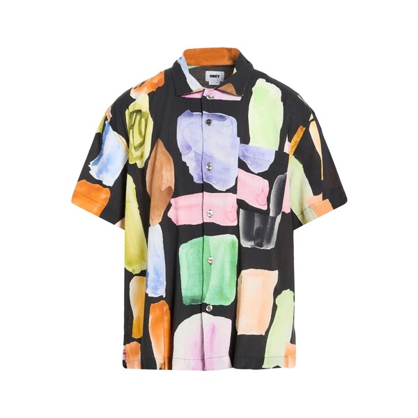 【送料無料】 オベイ メンズ シャツ トップス Shirts Black