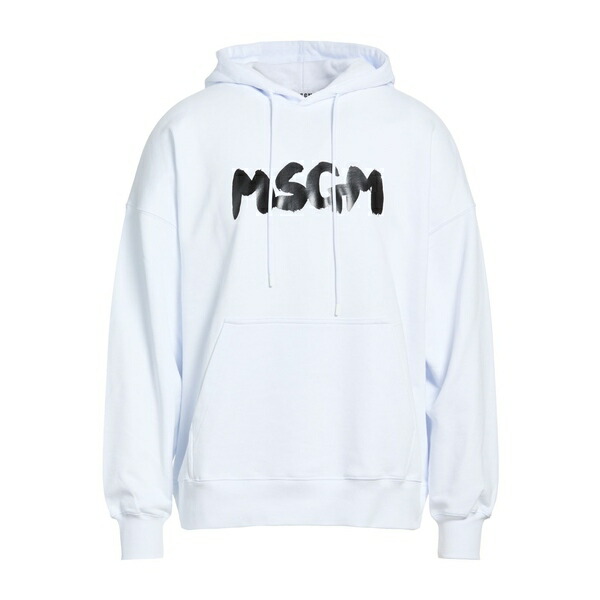 【送料無料】 エムエスジイエム メンズ パーカー・スウェットシャツ アウター Sweatshirts White