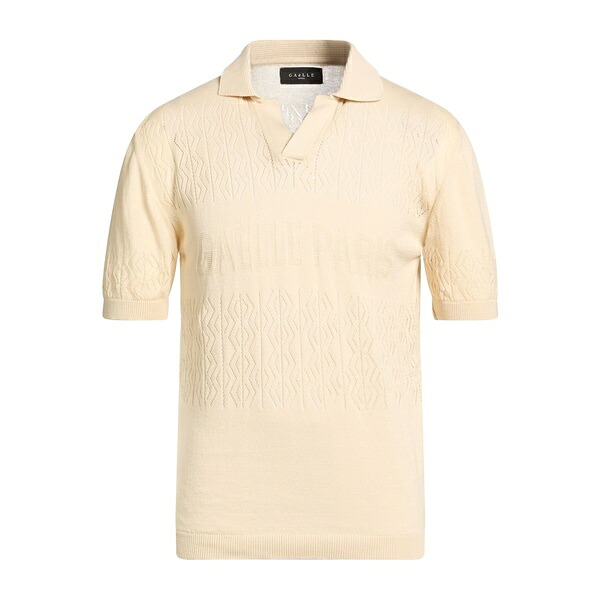 【貨物輸送無料】 ガレパリ メンズ 編み物\u0026プルオーバー アウター Sweaters Beige
