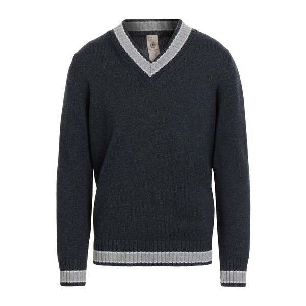 【貨物輸送無料】 エイチ953 メンズ 編み物\u0026プルオーバー アウター Sweaters Blue