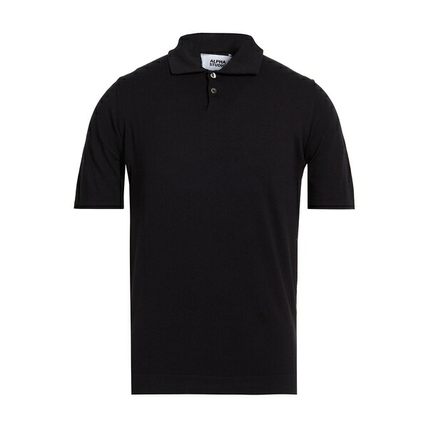 【貨物輸送無料】 アルファス テューディオ メンズ 編み物\u0026プルオーバー アウター Sweaters Black