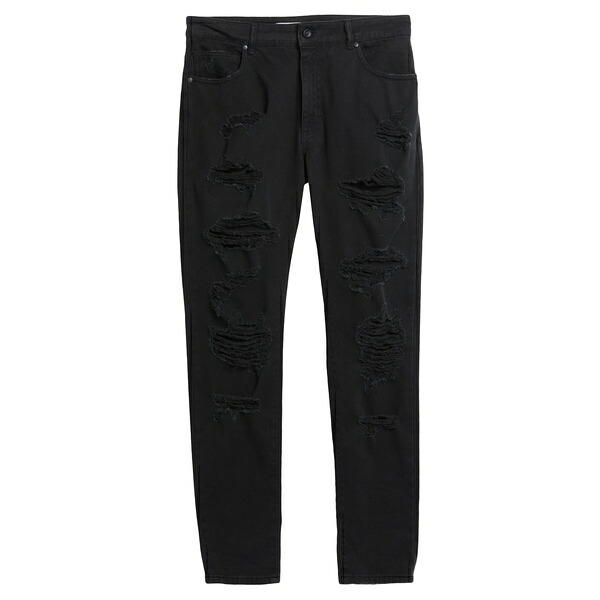 【送料無料】 ノストラサンティッシマ メンズ デニムパンツ ボトムス Jeans Black｜asty