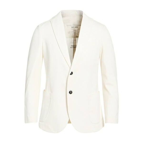 【送料無料】 チルコロ1901 メンズ ジャケット＆ブルゾン アウター Blazers White