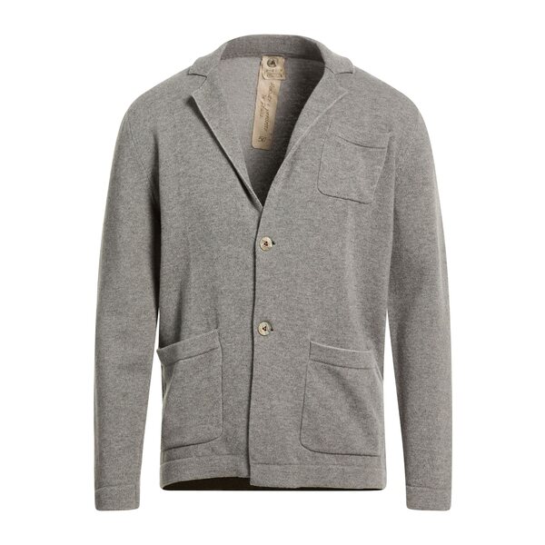【送料無料】 エイチ953 メンズ カーディガン アウター Cardigans Grey