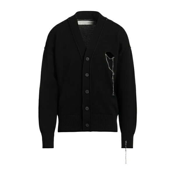 【送料無料】 イザベル・ベネナート メンズ カーディガン アウター Cardigans Black