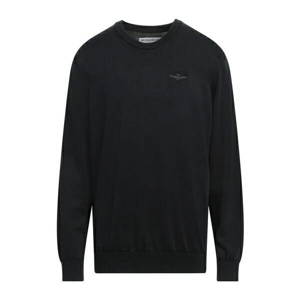 【送料無料】 アエロナウティカ ミリターレ メンズ ニット&セーター アウター Sweaters Black