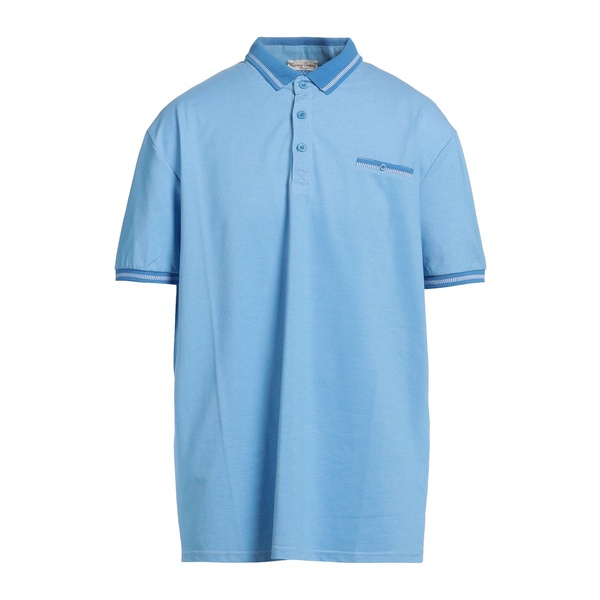 【送料無料】 カシミアカンパニー メンズ Tシャツ トップス Polo shirts Azure