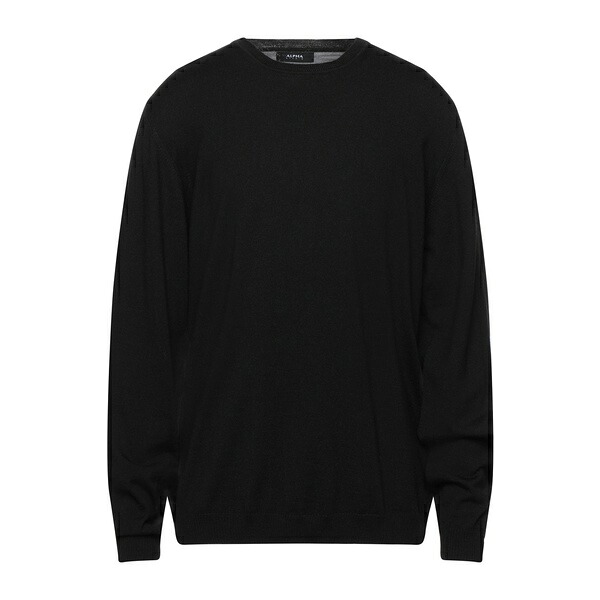 【貨物輸送無料】 アルファス テューディオ メンズ 編み物\u0026スウェーター アウター Sweaters Black
