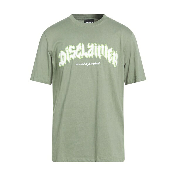 【送料無料】 ディスクレイマー メンズ Tシャツ トップス T-shirts Green